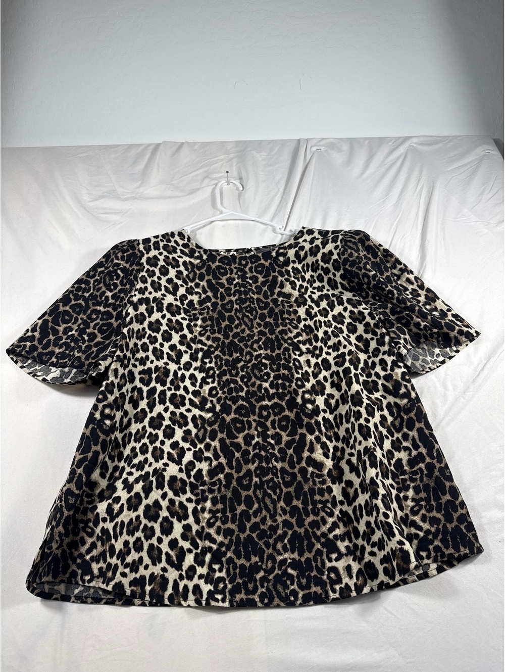 Vince Camuto Women's Plus Size Leopard Print Blouse XL New with Tags